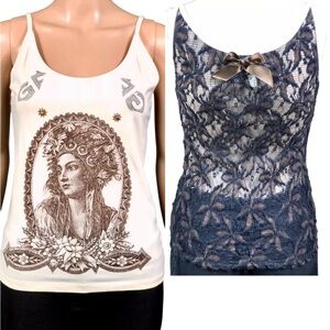 GF FERRE tank top Sz s